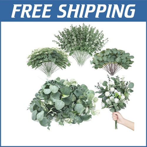 Realistic 270 Pcs Eucalyptus Leaf Picks - Perfect for DIY Floral Arrangements