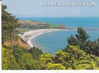 Budleigh Salterton Devon Postcard unused marks on face