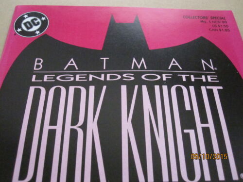 1989 DC COMICS BATMAN: LEGENDS OF THE DARK KNIGHT #1 PINK COVER - Picture 3 of 8