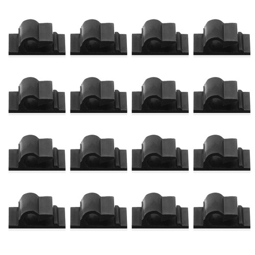 200 Pcs Clamp Line Card Self-adhesive Cable Management Clips Cord Organizer - Afbeelding 5 van 7