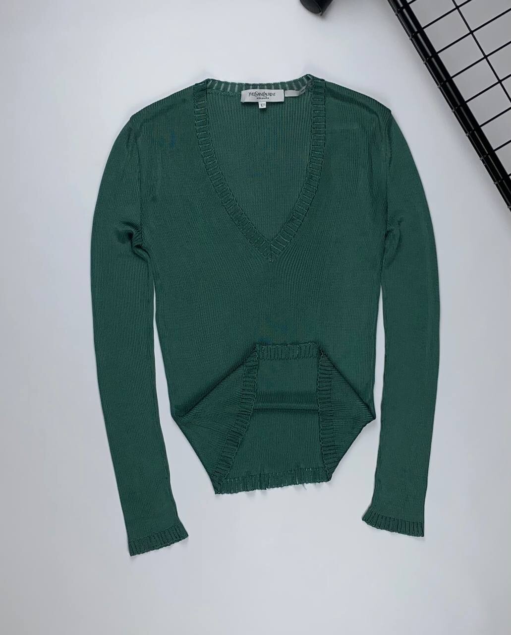 Felpa maglione viscosa vintage Yves Saint Laurent donna