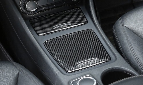 Middle Console Gear Shift Panel Decor For Benz GLA CLA 2013-19 Real Carbon Fiber - Picture 9 of 10