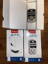 Kwikset Aura Keypad Bluetooth Smart Lock Satin Nickel Finish 99420-001 *READ*