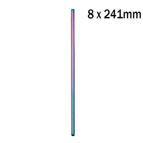 Reusable 304 Stainless Steel Straws Metal Drinking Washable Bent Straw + Brushes - Picture 29 of 41