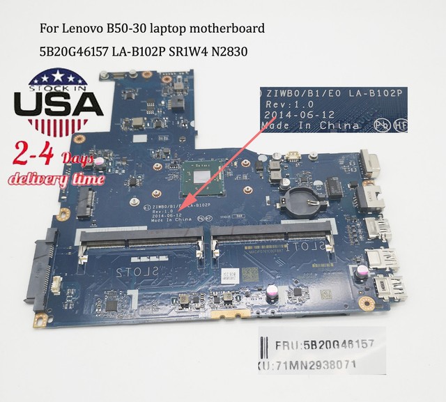 For Lenovo B50-45 motherboard ZAWBA//BB LA-B291P REV:1.0 AMD E1-6010 CPU DDR3