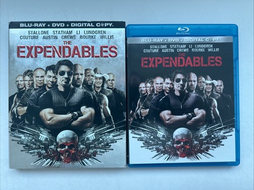 The Expendables Trilogy (Blu-ray DVD Digital 2010-2014) 4-Disc Set OOP Slipcover - Picture 3 of 19