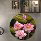 3D Lotus Pond N15692 Game Rug Mat Round Elegant Photo Carpet Mat Romy