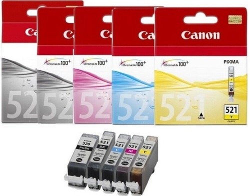 Cartuchos de tinta originales Canon PGI-520 BK y CLI-521 BCMY *SELECCIONA TU MODELO* - Imagen 24 de 24