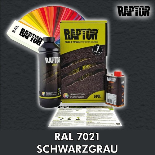 Raptor Lack Beschichtung 1er Set / tönbar, schwarz oder alle RAL Farben / Upol - Bild 151 von 200