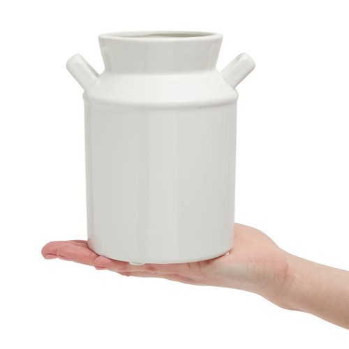Set of 3 Ceramic Vase Pitchers for Home Decor Small White Centerpieces for Li... - Picture 4 of 9
