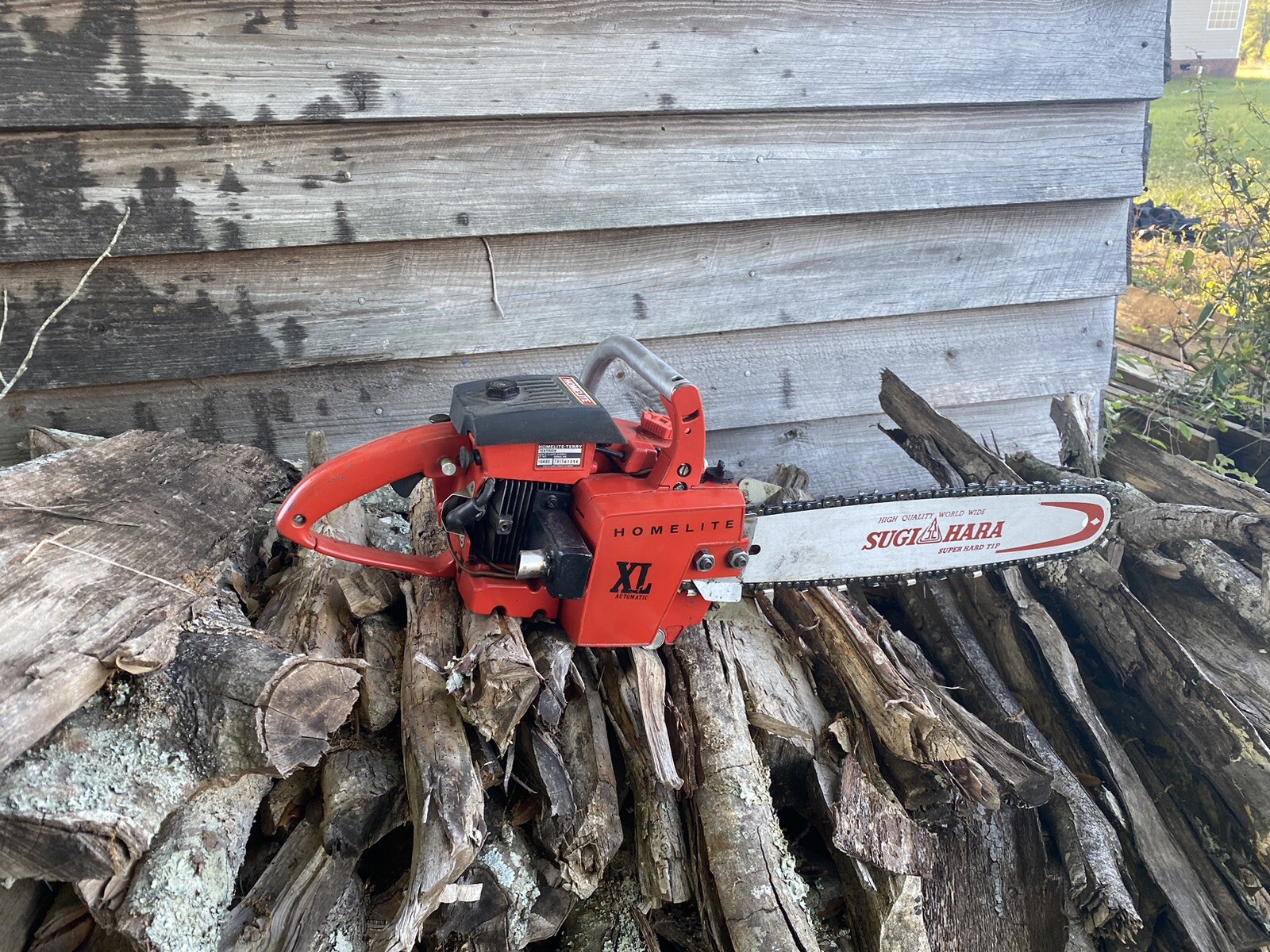 Homelite Xl12 Chainsaw With Pipe And Sugi Hara Bar eBay