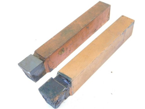 USED 2PCS. CARBOLOY C-64 CARBIDE TIPPED BRAZED TOOL BIT (3/4" x 1" shank) C64 - Picture 1 of 2