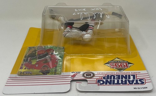 Chris Chelios Signed 1995 Chicago Blackhawks NHL Starting Lineup Figure Schwartz - Picture 7 of 10
