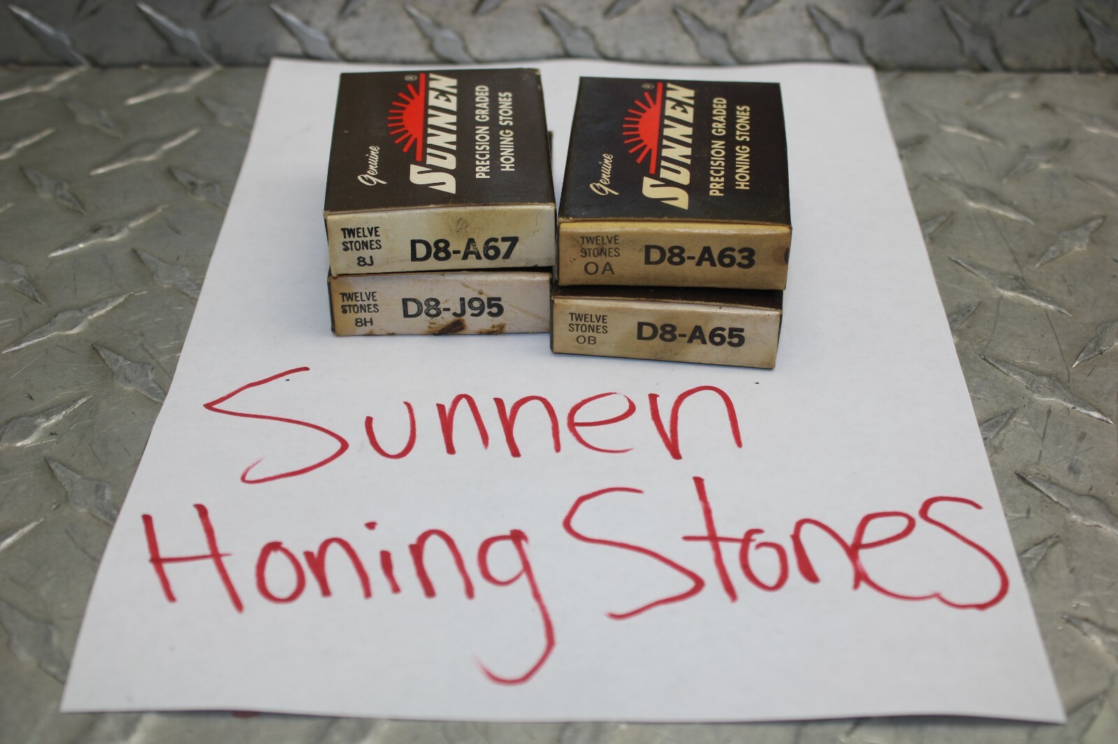 Sunnen Precision Graded Honing Stones Lot #475E (complete sets) Sunnen Precision Graded Honing Stones Lot #475E (complete sets)