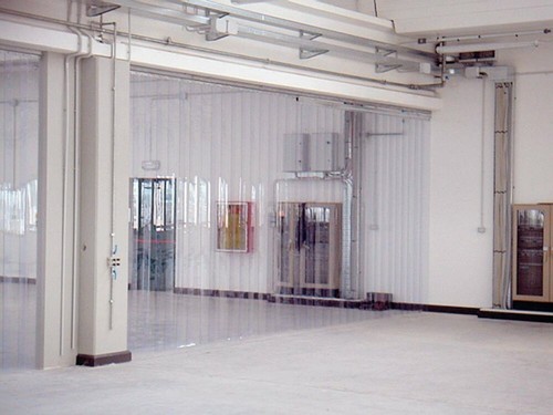 Tür Industriell A strisce PVC Durchsichtig - Raumteiler - Mit Binär Weiß - Bild 2 von 4