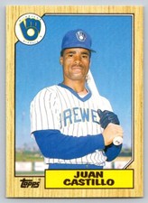 1987 Topps Traded #20T Juan Castillo Milwaukee Brewers