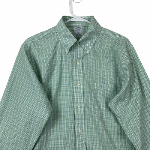Brooks Brothers Herren Hemd Classic Fit 15,5/32 Langarm Button Down Bügelfrei - Bild 3 von 12