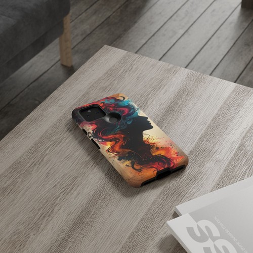For iPhone, Galaxy, Pixel Phone Case Cover - Colorful Woman Girl Abstract Art - Picture 143 of 239