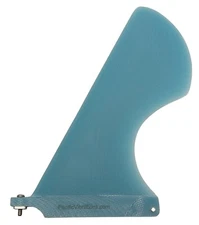 Pacific Vibrations 7.5"  Nimbus Longboard Surfboard  Fin Fiberglass 