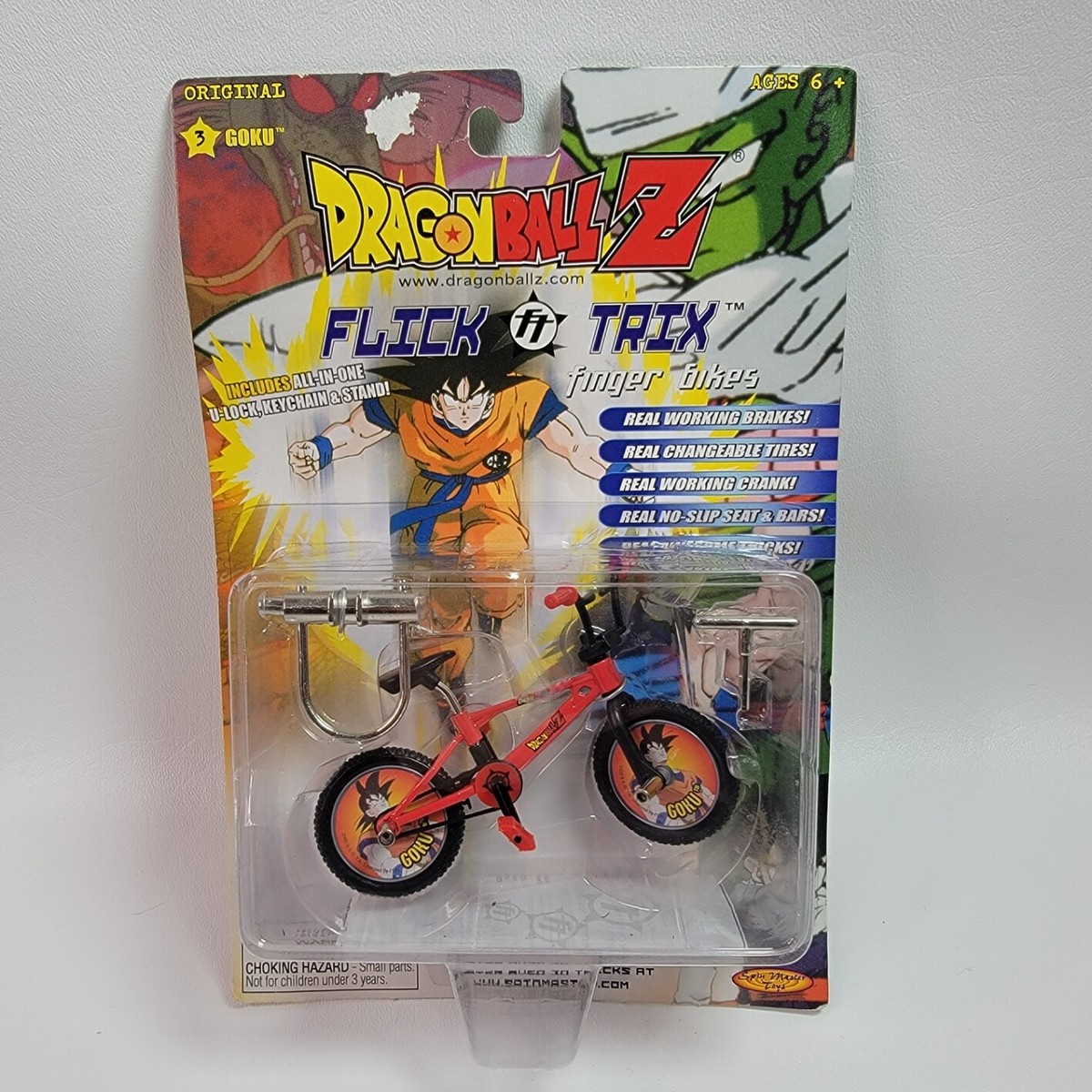 Dragonball Z Flick Trix Finger Bike 2000 #3 Goku Spin Master