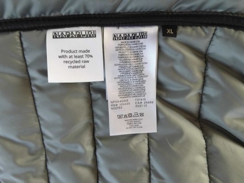 NAPAPIJRI Herren Weste Steppweste Gr.XL /Gr.54/ 52 schwarz ACALMAR Neu Etikett - Bild 12 von 13