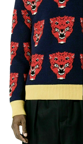 Gucci Iconic Tiger Logo Strickpulli Pulli Jumper Strickpullover Pullover S - Bild 13 von 14