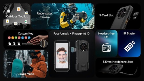 Ulefone Armor X32 Rugged Phone Global Version 48MP Flashlight NFC Night Camera - Picture 23 of 36