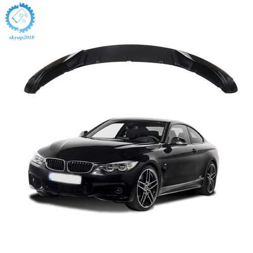 Plastic Front Bumper Splitter Lip Kit Glossy Black For 2014-2020 BMW F32 F33 F36