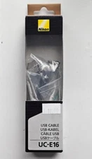 Nikon UC-E16 Hot USB PC Data Sync Cable Cord NEW IN BOX OEM