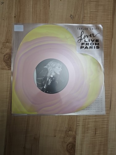 Taylor Swift - LOVER (Live From Paris) HEART SHAPED 2025 vinyl IN-HAND! (New) - Picture 3 of 3