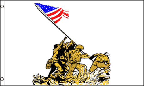 Bandera de polietileno Iwo Jima 3X5 pies - Imagen 4 de 12