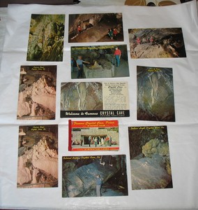 Crystal-Cave-Pennsylvania-VIntage-Postcard-LOT-Post-Cards-Folder-Souvenir