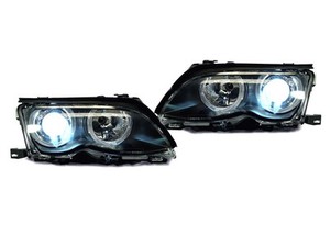 DEPO-Bi-Xenon-OEM-Replacement-Angel-Halo-Projector-Headlight-For-02-05-E46-4D-5D