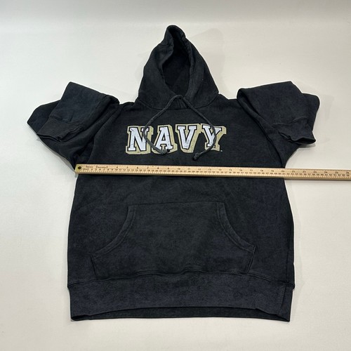 Sudadera con capucha pulóver azul marino para hombre 84, negra, talla S - Imagen 3 de 5