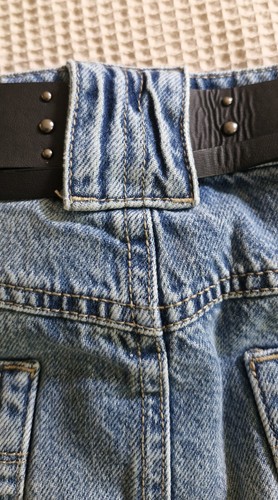 Bershka Denim Mini Skirt with Belt. Size 10uk.New with Tags - Picture 6 of 8