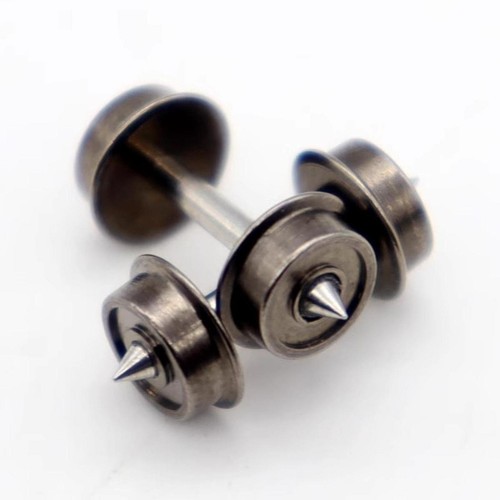 2x Metall Gleichstrom Räder Spur N Rad für 1:160 Modelleisenbahn Eigenbau Zubehör - Bild 1 von 7