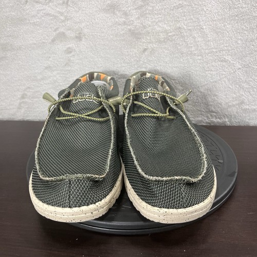 Hey Dude Wally Sox Pine Green Mens Size 13 Comfort Casual Shoes - Bild 2 von 10