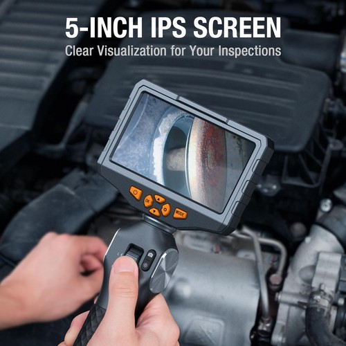 Boroscopio articulado, enfoque automático inspección endoscopio industrial IPS de 5 pulgadas... - Imagen 6 de 9