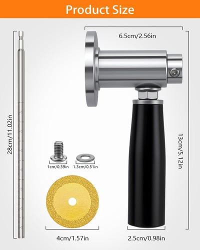 Innenrohrschneider für PVC-Rohr, 2-tlg Rohrschneider Werkzeug Set mit Diamantkörnung... - Bild 7 von 7