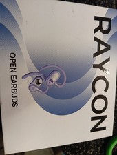 Raycon Open Earbuds Wireless Bluetooth Headphones Hook Purple Open Box Freeship