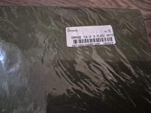 Pimpernel Frühling Tulpe 6x Acryl Kork Tischsets von Kathryn weiß *NEU* - Bild 3 von 5