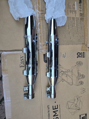 Harley Davidson Sportster 883 OEM scarico marmitta terminale lattine come nuovo Doner 2015 883xl - Foto 2 di 6