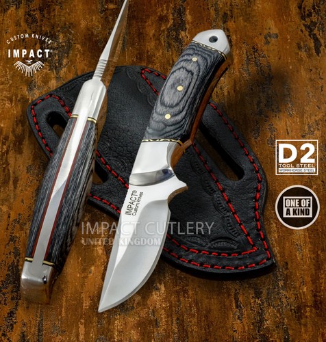 Model # 5842 Custom Full Tang Skinning Knife Hand Made By Impact Cutlery | D2 - Picture 1 of 10