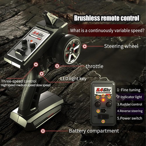 1:14 RC Cars 70 KMH High Speed Brushless Remote Control Car All Terrain Fast - Picture 5 of 10