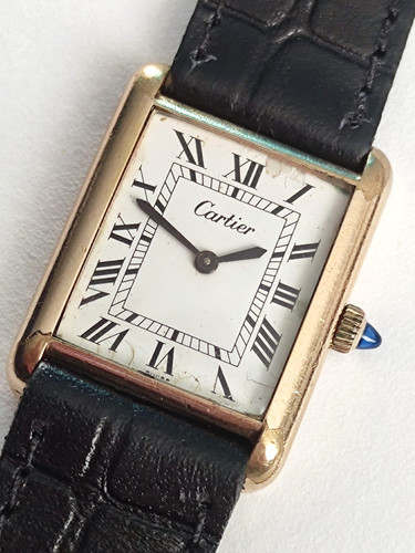 Cartier Tank 18 k gold electroplated Mechanical (Manual) Watch