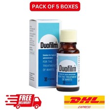 5X Duofilm 15ml Skin Wart Remover For Treatment of Corns Calluses - DHL Express