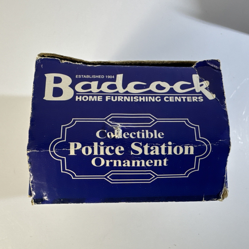 2003 Badcock Sammlerstück Polizeistation Glocke Ornament - Handarbeit Porzellan - Bild 7 von 14
