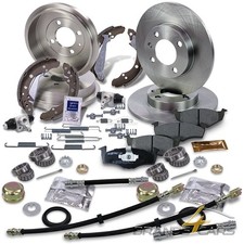 ATEC BREMSENSATZ VORNE + 2x RADLAGER HINTEN FÜR SEAT AROSA 6H 1.0