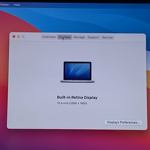 Apple MacBook Pro A1502 2015 13" 2.7Ghz i5 8GB RAM 120GB SSD os11.7 No Battery - Picture 4 of 24