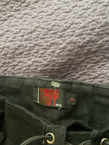 Tripp NYC Hose Damen Größe 5 Schnürsenkel von vorne nach hinten sexy Vintage - Bild 4 von 7